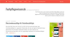 Desktop Screenshot of fachpflegewissen.de
