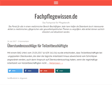 Tablet Screenshot of fachpflegewissen.de
